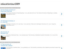 Tablet Screenshot of educationtour2009.blogspot.com