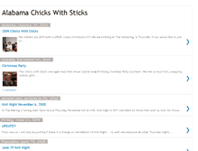 Tablet Screenshot of alabama-chicks-with-sticks.blogspot.com