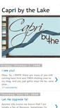 Mobile Screenshot of capribythelake.blogspot.com