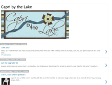 Tablet Screenshot of capribythelake.blogspot.com