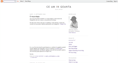 Desktop Screenshot of ce-am-in-geanta.blogspot.com