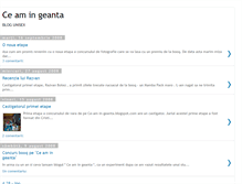 Tablet Screenshot of ce-am-in-geanta.blogspot.com