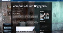 Desktop Screenshot of memoriasdeumbagageiro.blogspot.com