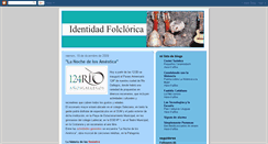 Desktop Screenshot of identidadfolcloricarg.blogspot.com