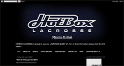 Desktop Screenshot of hotboxlacrosse.blogspot.com