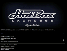 Tablet Screenshot of hotboxlacrosse.blogspot.com
