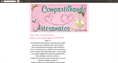 Desktop Screenshot of compartilhandoartesanatos.blogspot.com