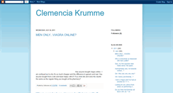 Desktop Screenshot of clemenciakrumme.blogspot.com