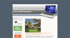 Desktop Screenshot of onlinesocialworkprograms.blogspot.com