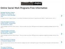 Tablet Screenshot of onlinesocialworkprograms.blogspot.com