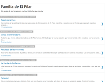 Tablet Screenshot of familia-de-el-pilar.blogspot.com