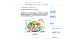 Desktop Screenshot of healthy-snacks-for-kids.blogspot.com