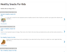 Tablet Screenshot of healthy-snacks-for-kids.blogspot.com