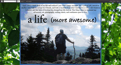 Desktop Screenshot of alifemoreawesome.blogspot.com