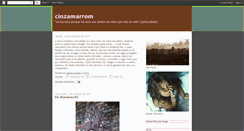 Desktop Screenshot of cinzamarrom.blogspot.com
