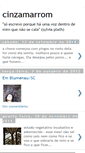 Mobile Screenshot of cinzamarrom.blogspot.com
