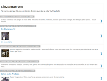 Tablet Screenshot of cinzamarrom.blogspot.com