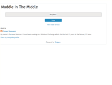 Tablet Screenshot of muddleinthemiddle.blogspot.com