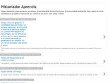 Tablet Screenshot of historiadoraprendiz.blogspot.com