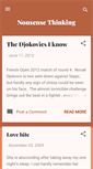 Mobile Screenshot of nonsensethinking.blogspot.com