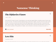 Tablet Screenshot of nonsensethinking.blogspot.com