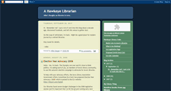 Desktop Screenshot of hawkeyelibrarian.blogspot.com
