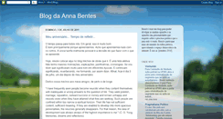 Desktop Screenshot of annabentes.blogspot.com