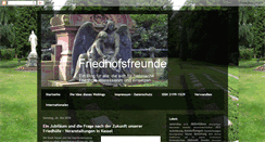 Desktop Screenshot of friedhofsfreunde.blogspot.com