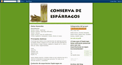 Desktop Screenshot of conservaesparragos.blogspot.com