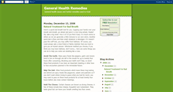 Desktop Screenshot of generalhealthremedies.blogspot.com