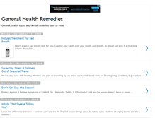 Tablet Screenshot of generalhealthremedies.blogspot.com
