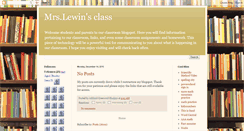Desktop Screenshot of mrslewinsclass.blogspot.com
