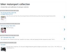 Tablet Screenshot of bikermotorsportcollection.blogspot.com