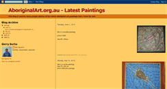 Desktop Screenshot of aboriginalartpaintings.blogspot.com