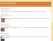 Tablet Screenshot of kentuckybaseball.blogspot.com