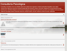 Tablet Screenshot of consultoriapsicologicaecp.blogspot.com