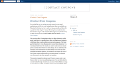 Desktop Screenshot of icontactcoupons.blogspot.com