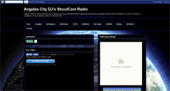 Desktop Screenshot of angelescitydjs.blogspot.com
