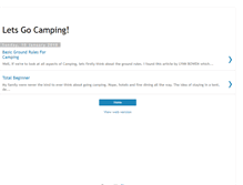 Tablet Screenshot of chrissi-camping.blogspot.com