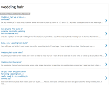 Tablet Screenshot of 12wedding-hair.blogspot.com