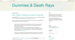 Desktop Screenshot of dummiesanddeathrays.blogspot.com