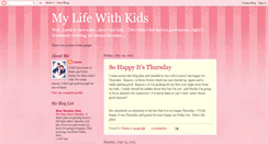 Desktop Screenshot of cassie-mylifewithkids.blogspot.com