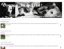 Tablet Screenshot of doggieparadise2010.blogspot.com