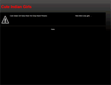 Tablet Screenshot of cute-girls-india.blogspot.com