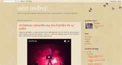 Desktop Screenshot of bonjour-ondrej.blogspot.com