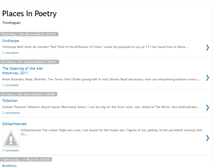 Tablet Screenshot of placesinpoetry.blogspot.com