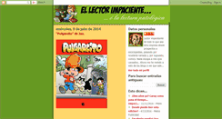 Desktop Screenshot of ellectorimpaciente.blogspot.com