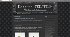 Desktop Screenshot of kreativnipretres.blogspot.com