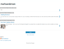 Tablet Screenshot of blogmarksanderson.blogspot.com