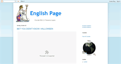 Desktop Screenshot of englishpagetl.blogspot.com